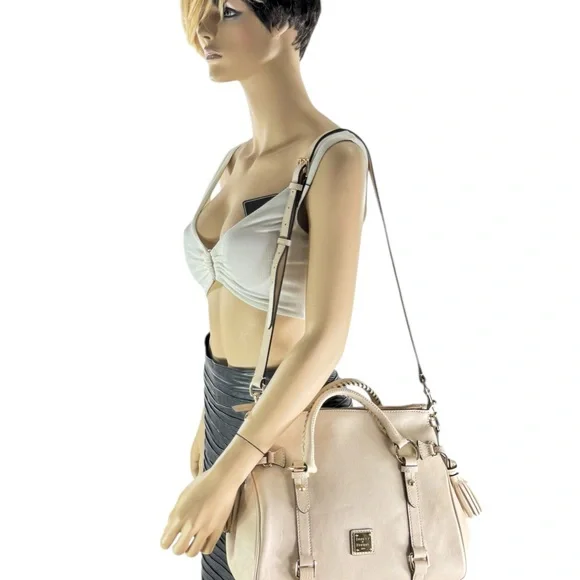 Dooney & Bourke Tan Leather Shoulder Bag - Picture 13 of 13